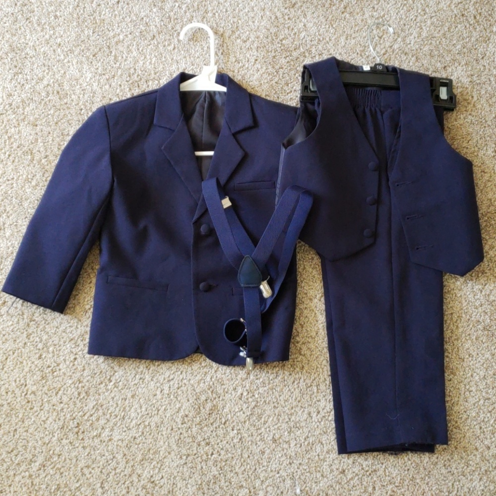 4 T Boys Navy Suit